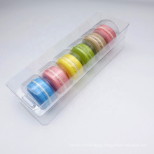 6 Macaron Sushi cookie transparent clamshell plastic blister packing tray without outer box